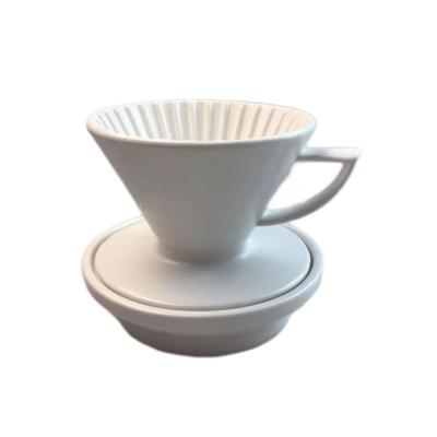 China Sustainable Ceramic Pour Over Coffee Maker For Office Use Or Cafe Drip Coffee Filter for sale