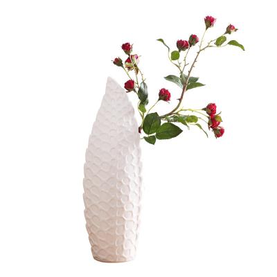 China Sustainable Luxury Modern High Quality Small Table Ceramic Decorative Vases For Dry Flower for sale