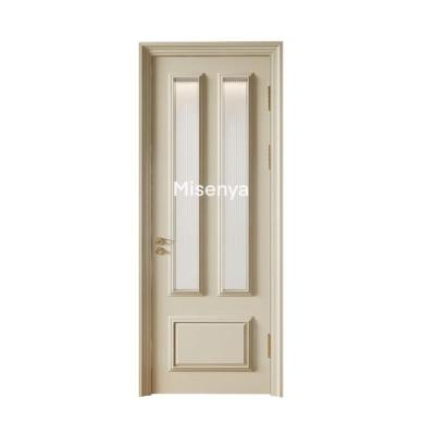 China Custom Made Modern Design Misenya Bathroom Sound Insulation Interior Interior Wooden Solid Door For Apartment for sale