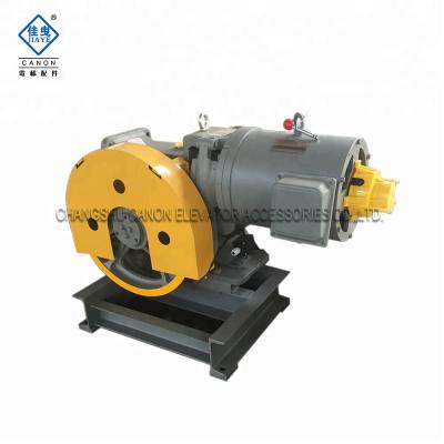 China Guided Elevators 750kg VVVF Gear Passenger Elevator Traction Machine for sale