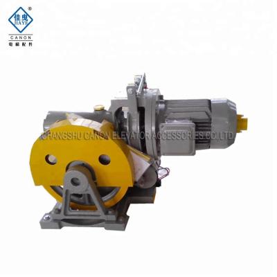 China Construction Hoist AC Single Speed ​​Elevator Geared Traction Machine For Hotels Restaurants for sale