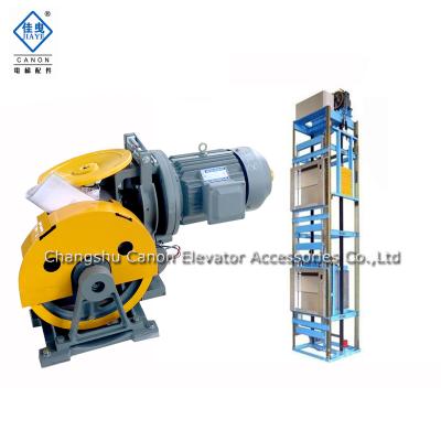 China Dumbwaiter Elevator Parts Traction Machine YJF100k for sale