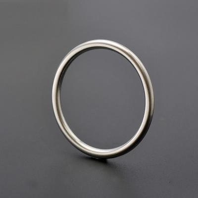 China Metal Round Rings Eco - Friendly Solid Alloy Quality O Rings Bag Quality Plating Bags And Metal Caps Accessories for sale