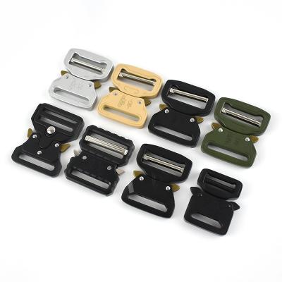 China Heavy Duty Metal Bag Release Side Buckle High End Quality Customized Metal Briefcase Buckles For Straps And Belt for sale