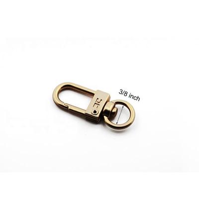 China Bag Customized Brand Logo Swivel Snap Hook OEM ODM Snap Hooks Brand Engraved Logo Metal Snap Hooks High Quality for sale