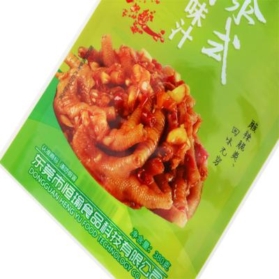 China Safety High Temperature Cooking Bag Three Side Sealing Chicken Feet for sale