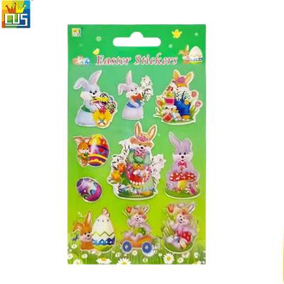 China Cute DIY Small Style Easter Craft Gift Party Decorations Stick Stickers For Children Kids Card Album for sale