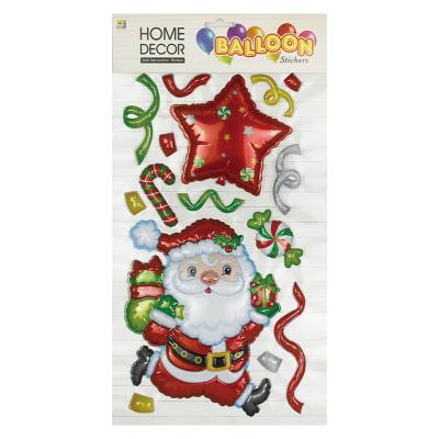 China Removable WALL STICKER Christmas Decor Balloon Foils 3D Wall Stickers for sale