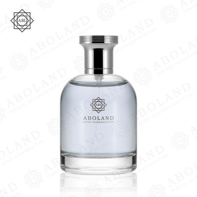 China Hot Sale Cosmetic Perfume Packaging 30ml 50ml 100ml Spray Bottles Glass Perfume Bottles With Zamac Cap for sale