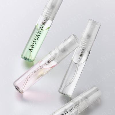 China Most Popular Cosmetic Mini Size Perfume Tester Bottle Wholesale Perfume Glass Tube With Different Caps for sale