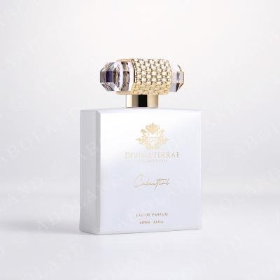 China Wholesale Cosmetic Simple Style Cosmetic Package Square Glass Perfume Bottle for sale