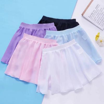 China tutu & Skirts New Coming 2023 Hot Sale High Quality Girls Child Wrapped Dance Wear Chiffon Ballet Skirts for sale