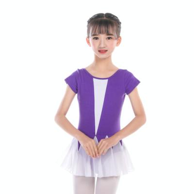 China 2023 new popular colorful customized logo girls leotard tights gymnastics for sale