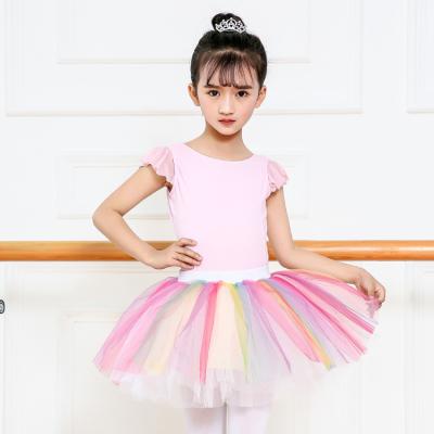 China Sets the next 2023 new professional ballet dance to wear rainbow children girls puffy tutu dress for sale