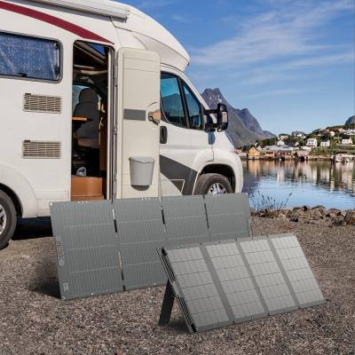 China Portable Solar Panel System Solar Panel 60w 80w 100w 120w Waterproof And Camping Solar Panel 60w 80w 100w 120w Usb Dc Port Foldable Solar Panel System for sale