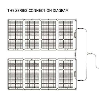 China Newest IP65 Waterproof Foldable Solar Panel With MC 4, D.C, Outdoor Portable Solar Panel Charger For Laptop Mobile Phone 210mmx210mm for sale