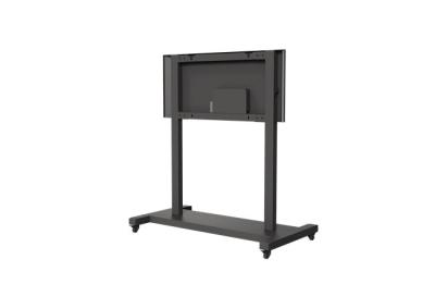 China Zwaargewicht hoogteverstelbare stalen tv-trolleystand Vesa 600 x 900 mm Te koop