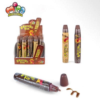 China Natural Chocolate Syrup Liquid Milk Pen Candy for sale