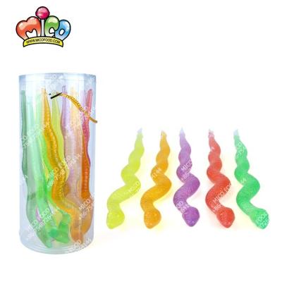 China Low Fat Cartoon Snake Shaped Mixed Fruit Jelly Drink Ice Pop for sale