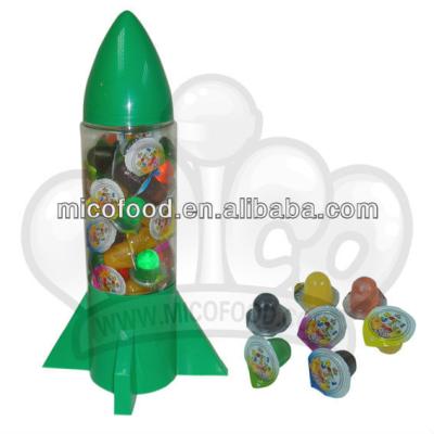 China 15g Rocket Shape Natural Fruit Jelly for sale