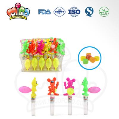 China Cartoon Toys Cartoon Water Gun Mouse Shaped Tray Toy Tube Candy for sale