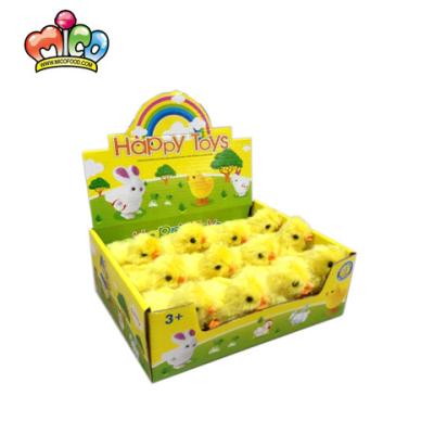 China Cartoon Toys Popular Plush Chick Roll Up Candy Toy for sale