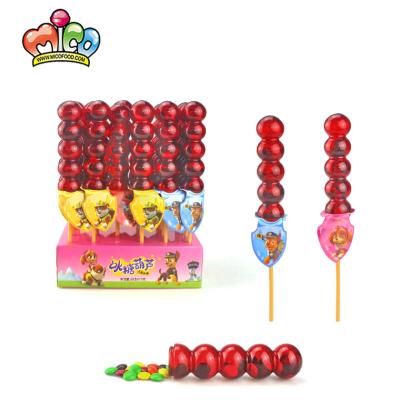 China Sweet Chocolate Crispy Coated Bean in Sweets Hawthorn Berries Bottle Choco Candy Ball for sale