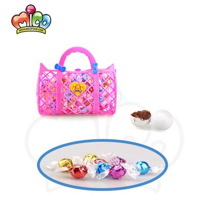 China Fashion Girl Mini Handbag Sandwich Chocolate Ball Crispy Coated BALL for sale