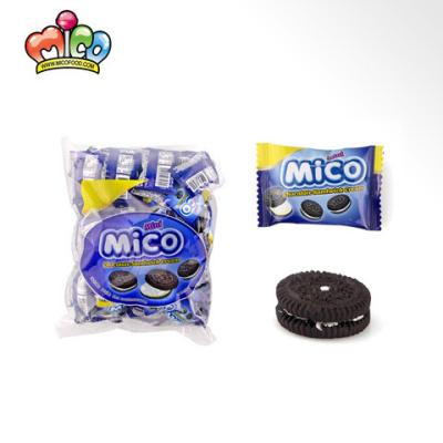 China Mini Natural Black Chocolate Sandwich Mico Cream Cookies for sale