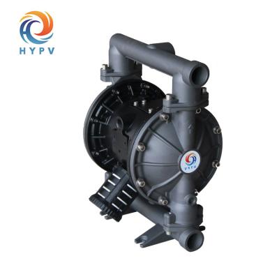 China Compact size high quality pneumatic double diaphragm chemical waste slurry acid resistant water pump for sale