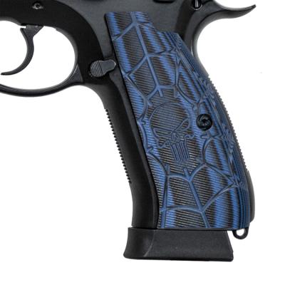 China Grasp Gun Full Size Pistol CZ 75/85 Group Of Ten Grips Gun Hand Grip For Shadow 2, Skull CZ Texture SP-01 for sale