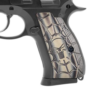 China Grip Pistol CZ 75 85 Compact Size Custom CZ 75 SP 01 Grips , Skull Texture SP-01 for sale