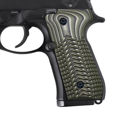 China Grab Pistol Beretta Grips Custom Beretta 92 96 Full Size Gun G10 Grips, ECG Texture for sale