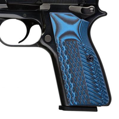 China Grasp Gun G10 Gun Grips for Browning Pistol Hi Power and Regent BR9, OPS Diamond Tisas Texture for sale