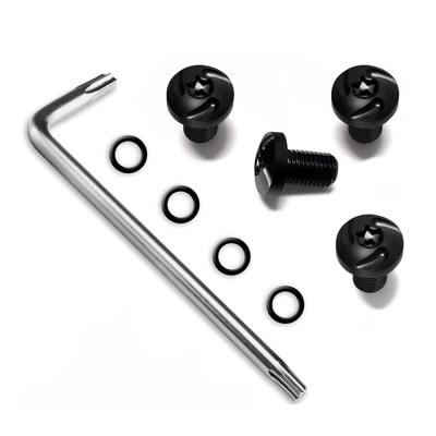 China Custom 1911 round handle screws set 416 stainless steel hardware, include 4 screws and 4 O-rings and 1 Torx key for sale