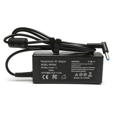 China LAPTOP Laptop AC Adapter Battery Charger 63W 19.5V x3.33A 4.5mm x 3.5mm for HP Adapter for sale