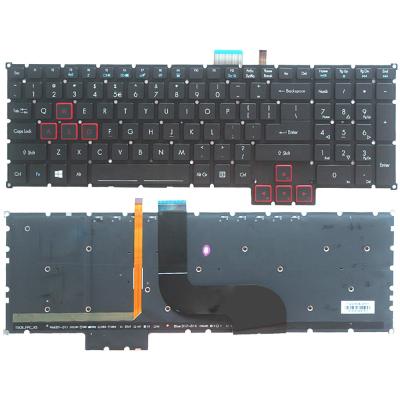 China 2016 Hot Wireless Laptop Keyboard For ACER Predator 17 Series G9-791 Rus Black With Backlight + Cover C for sale