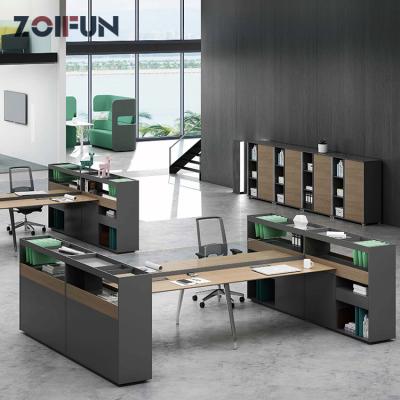 China Large design mobile office desk luxury ergo desk computer table furniture office set for sale