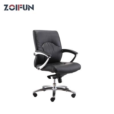 China Medellin Office Manager Boss CEO (Height) Adjustable Accent Modern Stylish Aviator Leather Adjustable Swivel Chair for sale