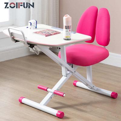 China Modern Wooden Frame Top Height Adjustable Metal Study Desk Tables For Kids Children Furniture Customize Kids Table And Chair for sale