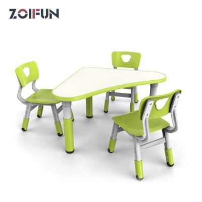 China Factory Wholesale Contemporary Hot Sale Kids Tables Kindergarten Activity Table Nursery Preschool Kids Party Table and Chair for sale