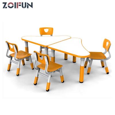 China Contemporary Activity Table Plastic Kids Party Table and Chair Kindergarten Kids Furniture Sets Kids Furniture Sets for sale