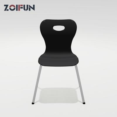 China School Modern Classroom Plastic Colors Student Chair Chrome Finish; Powder Coating for sale