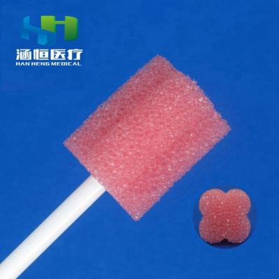 China Surgical foam tip foam brush sponge head+ABS foam sponge stick sponge stick medical cleaning stick for sale