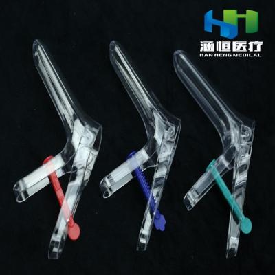 China 8502 Medical Examination Style Translucent Vaginal Speculum Disposable Side Spiral Dilator for sale