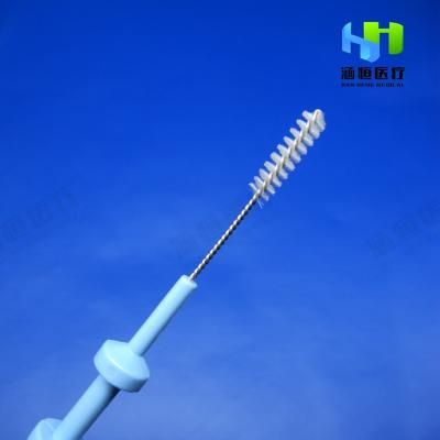 China 8802 Two-end Cleaning Brush Small PP Disposable Medical Surgical Nylon Twisted Round Brush Mini Plastic Handle 8802 Wire Test Tube for sale