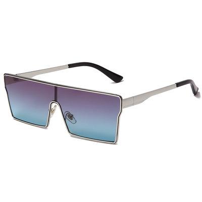 China High Quality Anti Square UV400 833 Metal Lens Shades One Shades Sunglasses Unique for sale