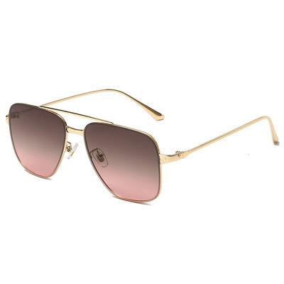 China Unique Square UV400 008 High Quality Anti Metal Shades Pilot Sunglasses for sale