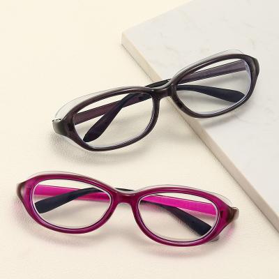 China Anti Blocking Safety Glasses Anti Blocking Safety Glasses Outdoor Light Blue Transparent Frame Stylish School Eye Glasses Anti Fog Pollen Dust for sale