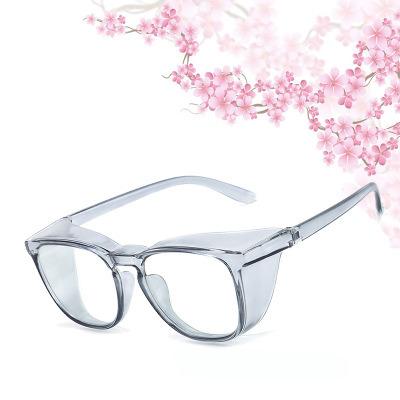 China 103 Dust Pollen Anti Fog Anti Fog Spray Outdoor Pollen Blue Light Blocking Protective Safety Eyewear Eyeglasses Transparent Frame for sale